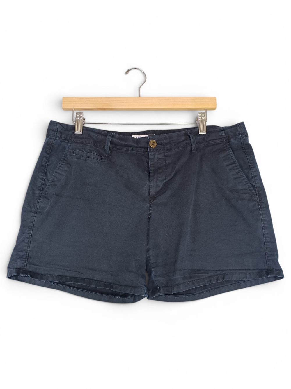 Old Navy‎ Black Boyfriend Shorts Women’s Size 12 Casual Stretch Coastal Summer